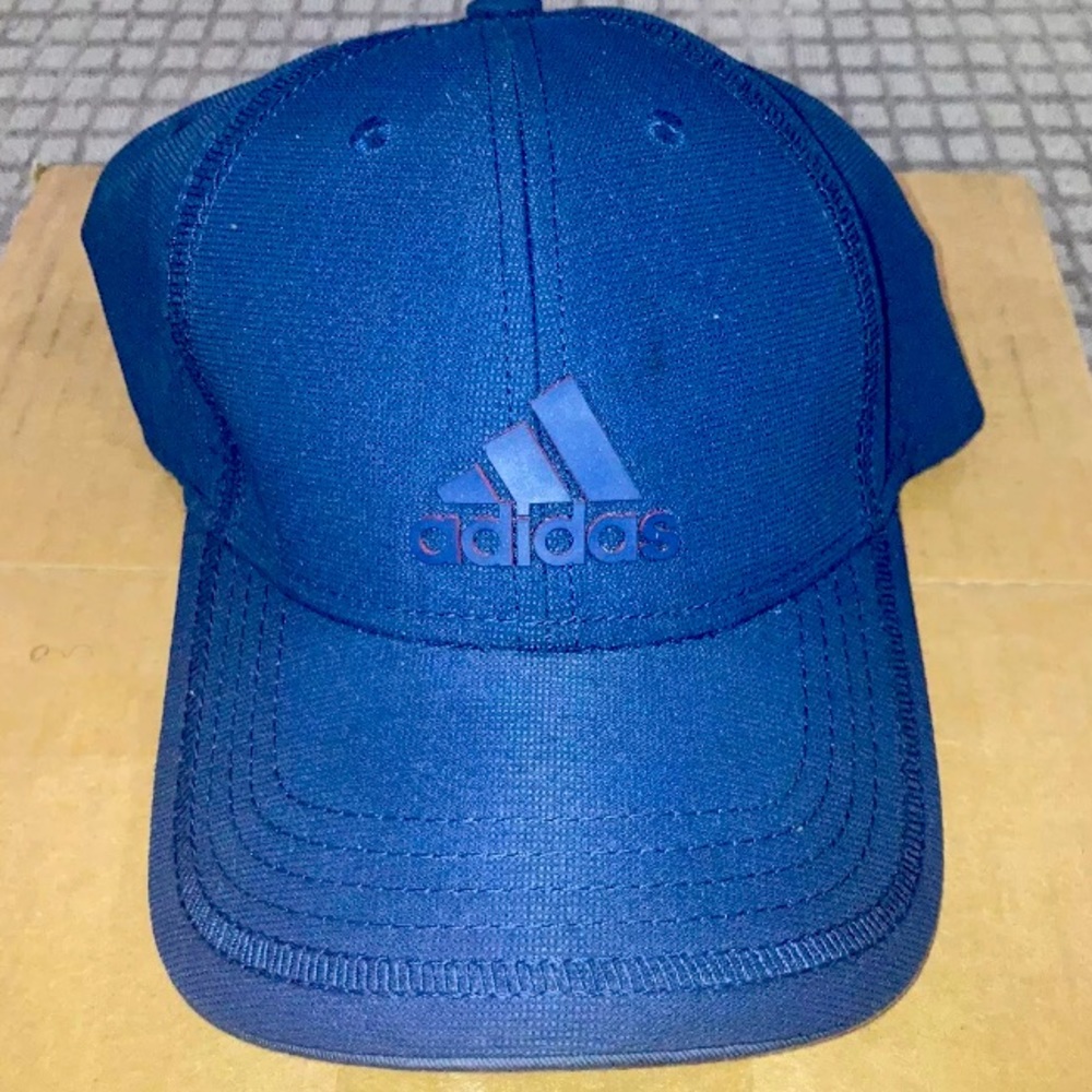 Adidas strap back hat Navy Blue One size Fits All